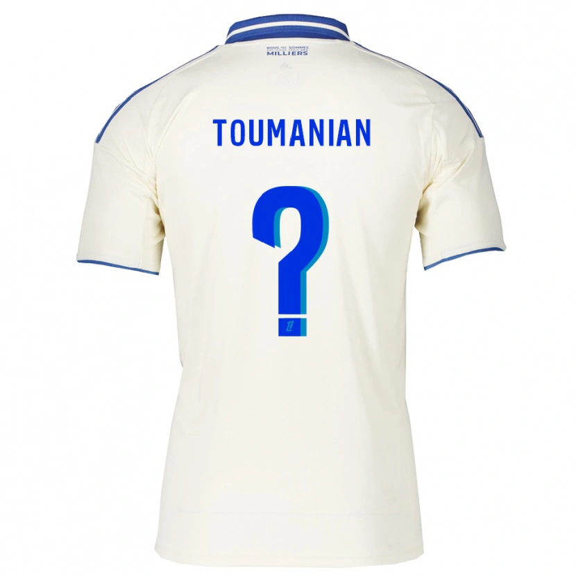 Danxen Kinderen Anthony Toumanian #0 Champagne Blauw Uitshirt Uittenue 2025/26 T-Shirt