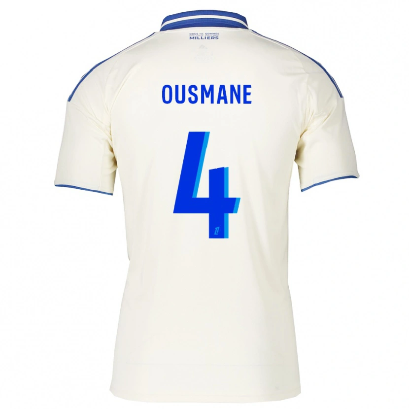 Danxen Kinderen Abdoulaye Ousmane #4 Champagne Blauw Uitshirt Uittenue 2025/26 T-Shirt