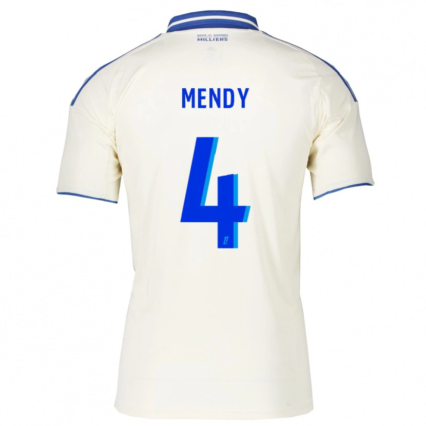 Danxen Kinderen François Mendy #4 Champagne Blauw Uitshirt Uittenue 2025/26 T-Shirt