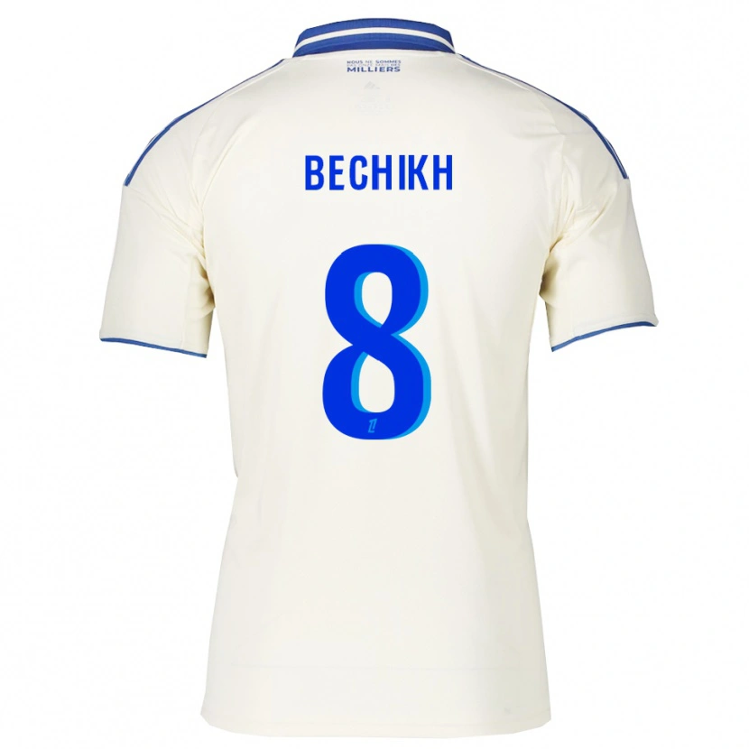Danxen Kinderen Mohamed Bechikh #8 Champagne Blauw Uitshirt Uittenue 2025/26 T-Shirt