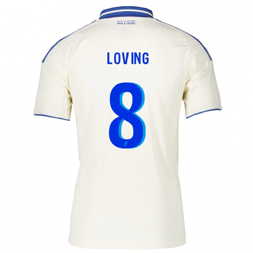 Danxen Kinderen Emma Loving #8 Champagne Blauw Uitshirt Uittenue 2025/26 T-Shirt