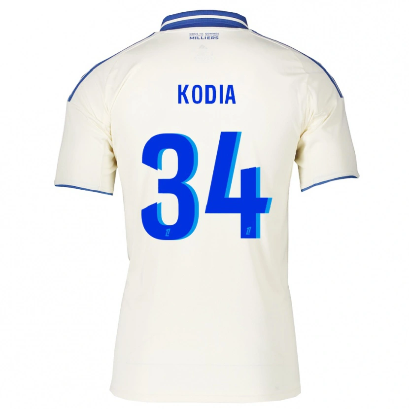 Danxen Kinderen Ghianny Kodia #34 Champagne Blauw Uitshirt Uittenue 2025/26 T-Shirt