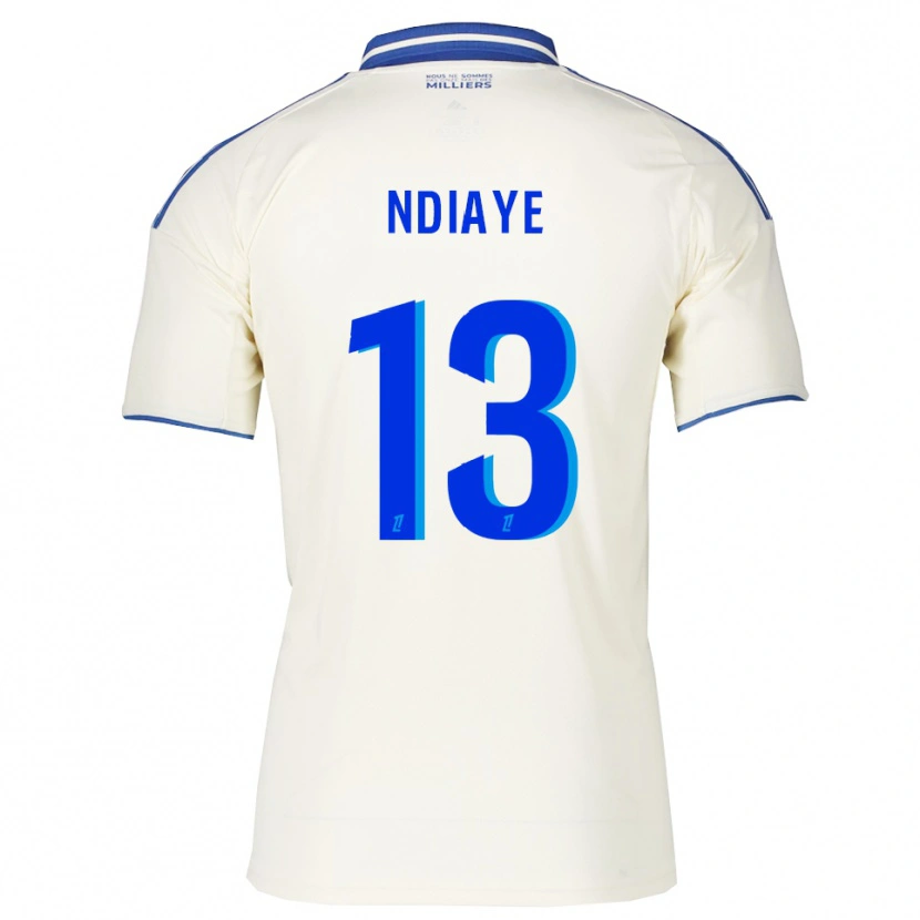 Danxen Kinderen Serigne Ndiaye #13 Champagne Blauw Uitshirt Uittenue 2025/26 T-Shirt