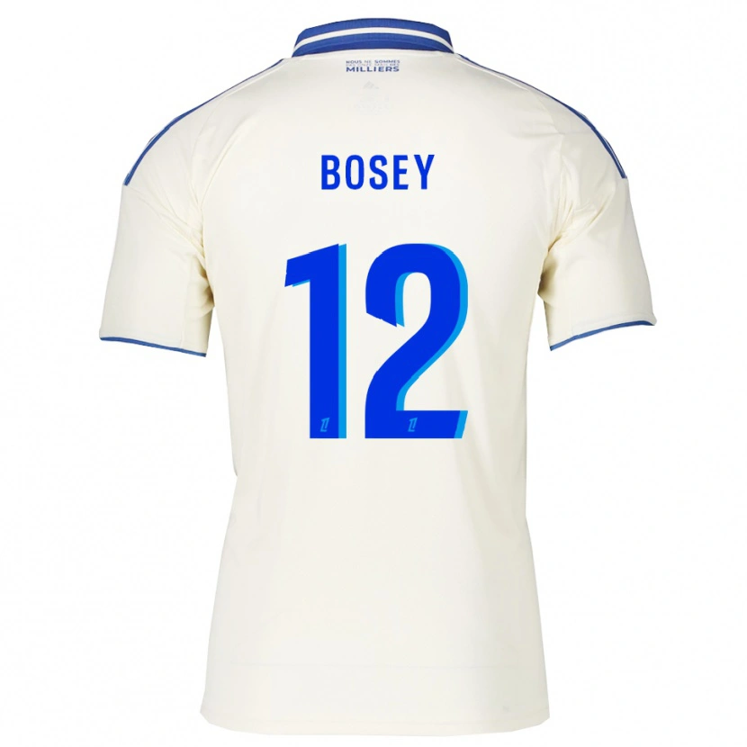 Danxen Kinderen Jean-Baptiste Bosey #12 Champagne Blauw Uitshirt Uittenue 2025/26 T-Shirt