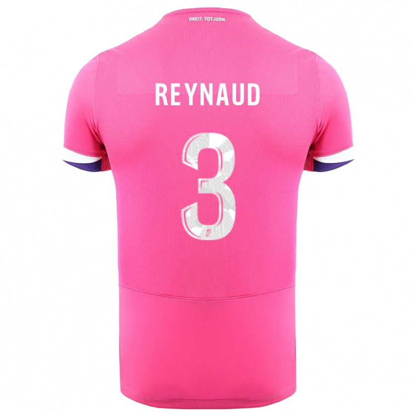 Danxen Kinderen Louis Reynaud #3 Roze Wit Uitshirt Uittenue 2025/26 T-Shirt