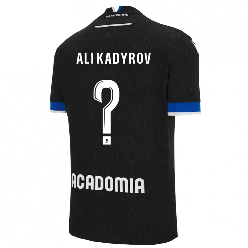 Danxen Kinderen Tourpal Ali Kadyrov #0 Zwart Wit Uitshirt Uittenue 2025/26 T-Shirt