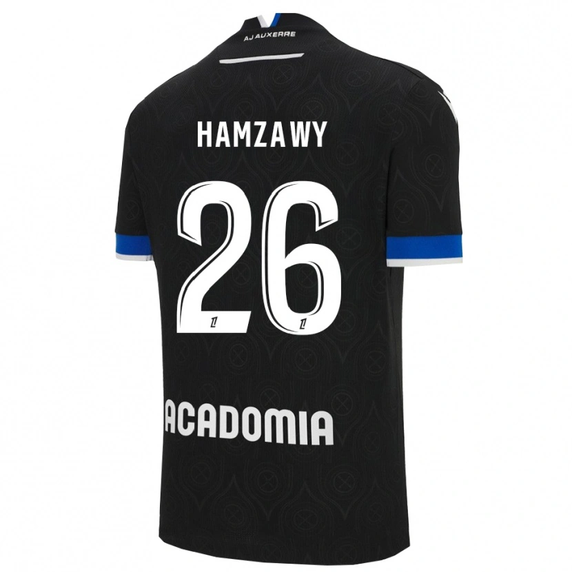 Danxen Kinderen Radwan Hamzawy #26 Zwart Wit Uitshirt Uittenue 2025/26 T-Shirt