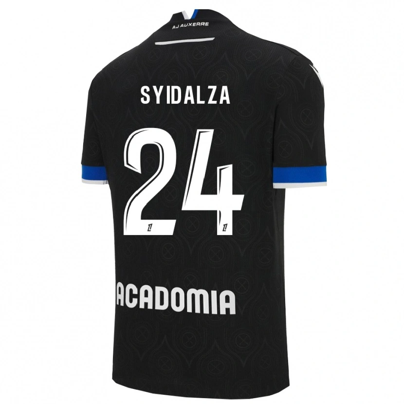 Danxen Kinderen Denelzo Syidalza #24 Zwart Wit Uitshirt Uittenue 2025/26 T-Shirt