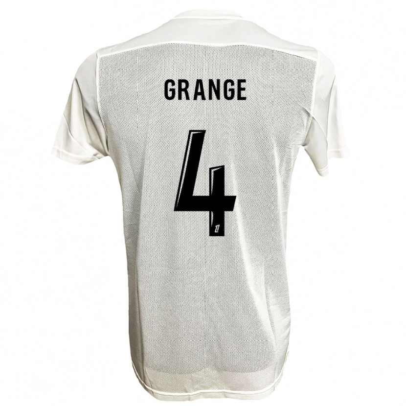 Danxen Kinderen Moussa Grange #4 Zwart Wit Uitshirt Uittenue 2025/26 T-Shirt