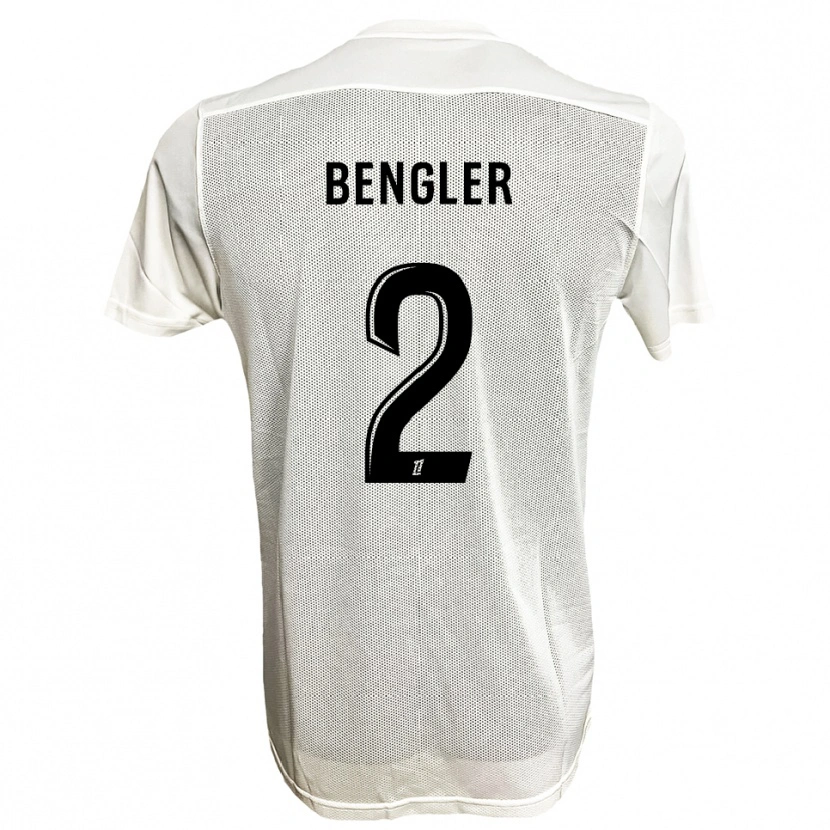 Danxen Kinderen Randy Bengler #2 Zwart Wit Uitshirt Uittenue 2025/26 T-Shirt