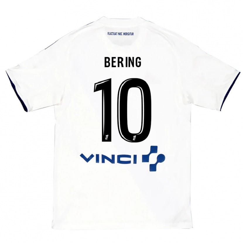Danxen Kinderen Aymerick Bering #10 Wit Blauw Uitshirt Uittenue 2025/26 T-Shirt