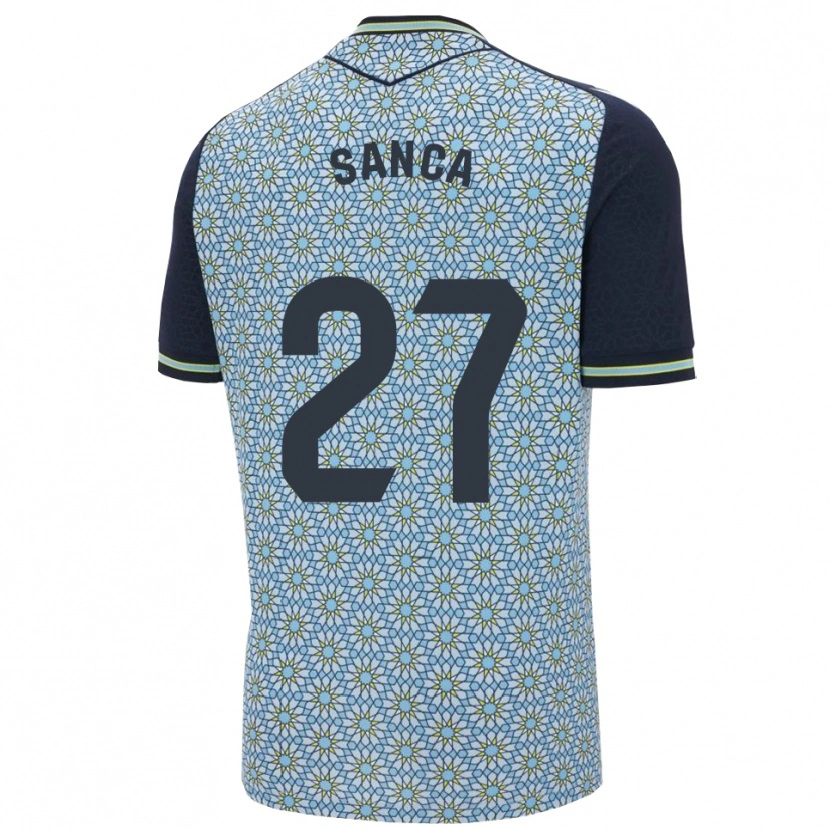 Danxen Kinderen Marciano Sanca #27 Blauw Marineblauw Uitshirt Uittenue 2025/26 T-Shirt