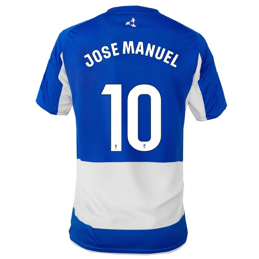 Danxen Kinderen José Manuel Arnáiz #10 Blauw Wit Uitshirt Uittenue 2025/26 T-Shirt