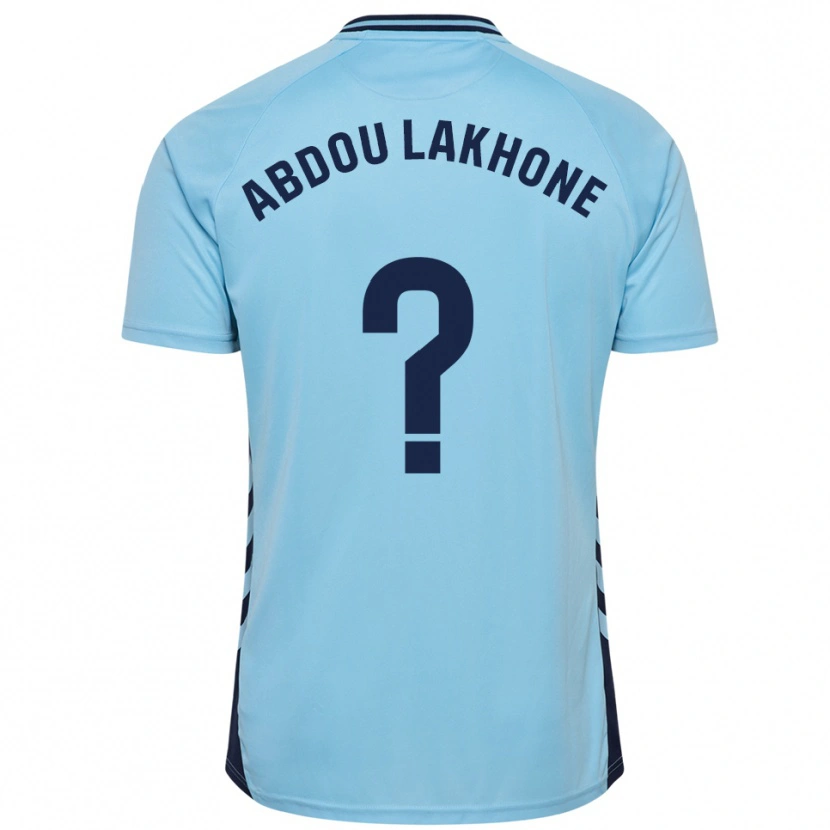 Danxen Kinderen Pape Abdou Lakhone #0 Hemelsblauw Uitshirt Uittenue 2025/26 T-Shirt