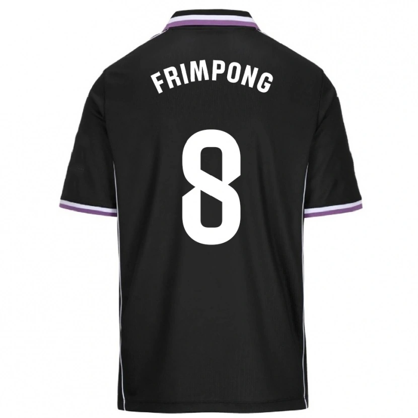 Danxen Kinderen Eugene Frimpong #8 Paars Zwart Uitshirt Uittenue 2025/26 T-Shirt