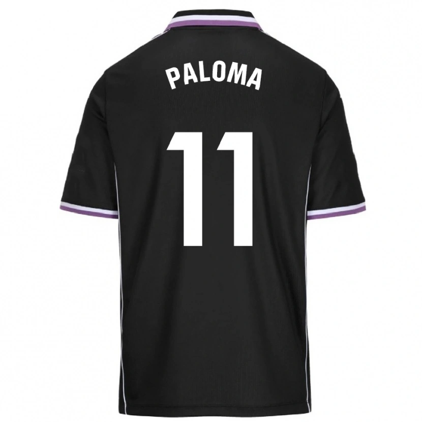 Danxen Kinderen Paloma Gonzalez #11 Paars Zwart Uitshirt Uittenue 2025/26 T-Shirt