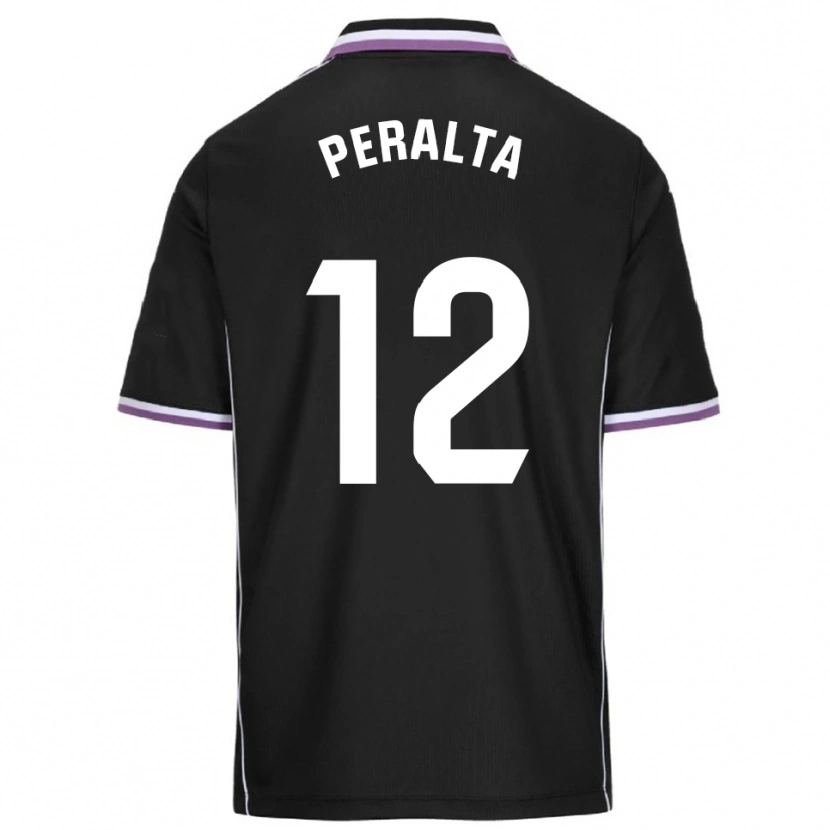 Danxen Kinderen Fernando Peralta #12 Paars Zwart Uitshirt Uittenue 2025/26 T-Shirt