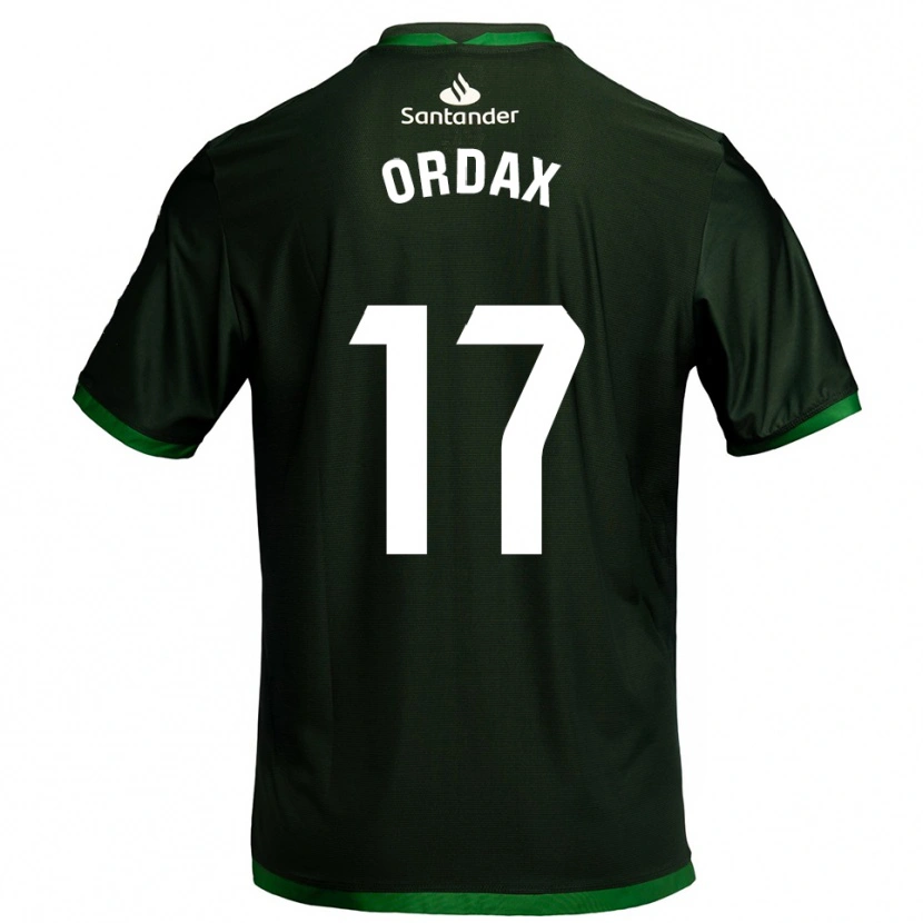 Danxen Kinderen Naiara Ordax Ibáñez #17 Donkergroen Uitshirt Uittenue 2025/26 T-Shirt