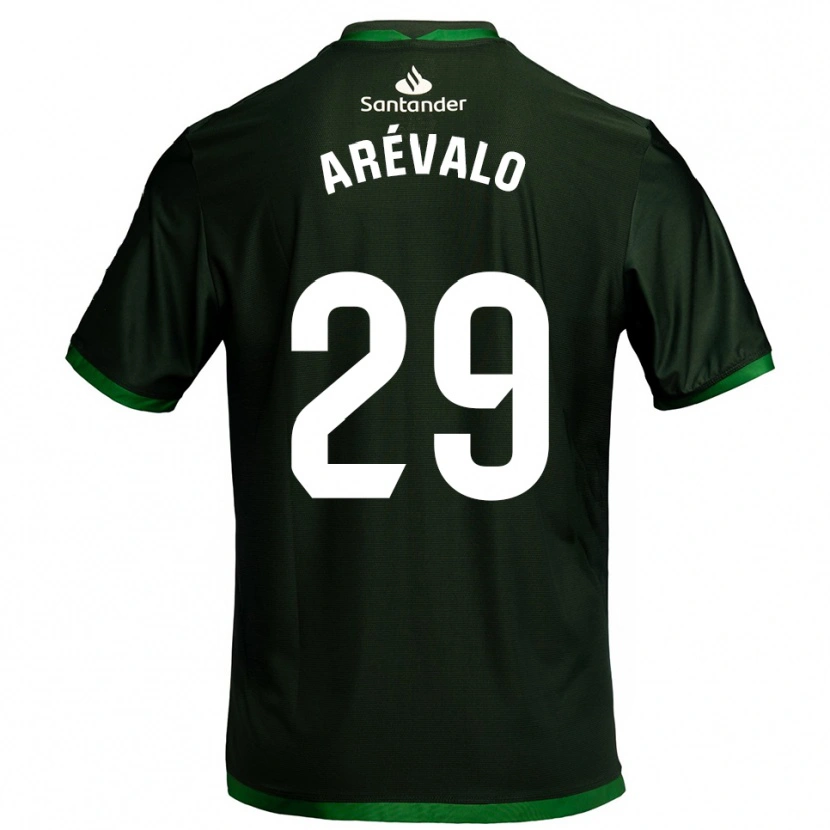 Danxen Kinderen Jeremy Arévalo #29 Donkergroen Uitshirt Uittenue 2025/26 T-Shirt