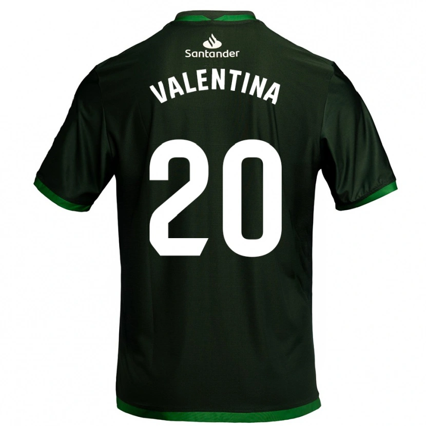 Danxen Kinderen Valentina Lucumi Montoya #20 Donkergroen Uitshirt Uittenue 2025/26 T-Shirt