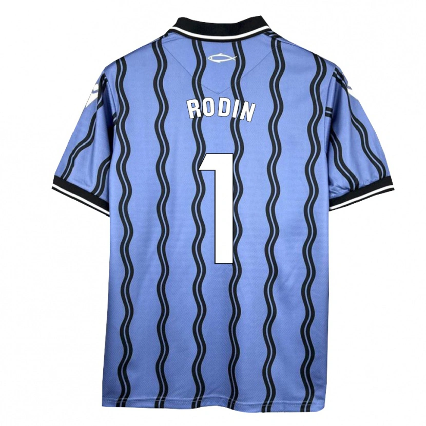 Danxen Kinderen Antonio Rodin #1 Donkerblauw Zwart Uitshirt Uittenue 2025/26 T-Shirt