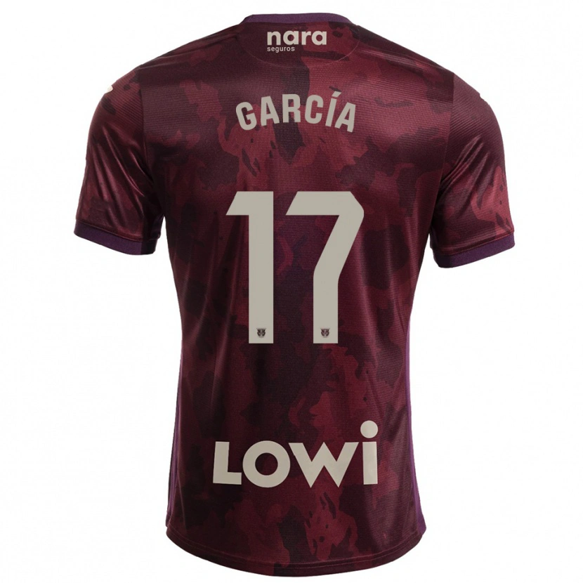 Danxen Kinderen Naim García #17 Bordeaux Wit Uitshirt Uittenue 2025/26 T-Shirt