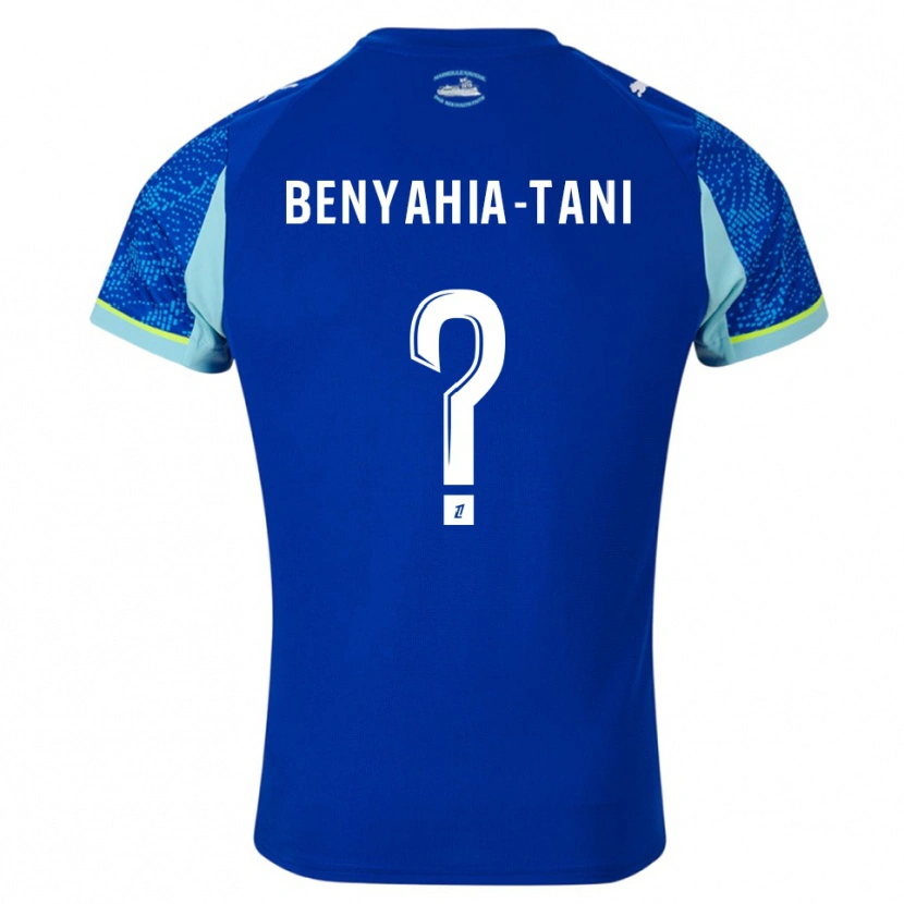 Danxen Kinderen Aylan Benyahia-Tani #0 Hemelsblauw Wit Thuisshirt Derde Tenue 2025/26 T-Shirt