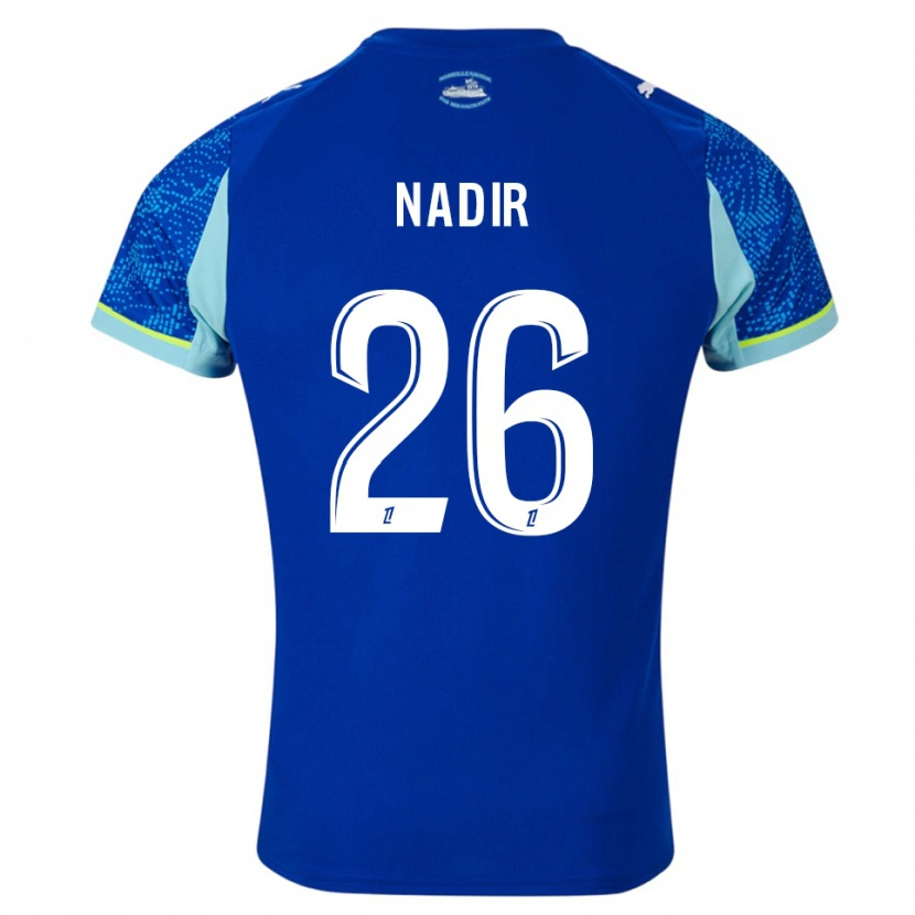 Danxen Kinderen Bilal Nadir #26 Hemelsblauw Wit Thuisshirt Derde Tenue 2025/26 T-Shirt