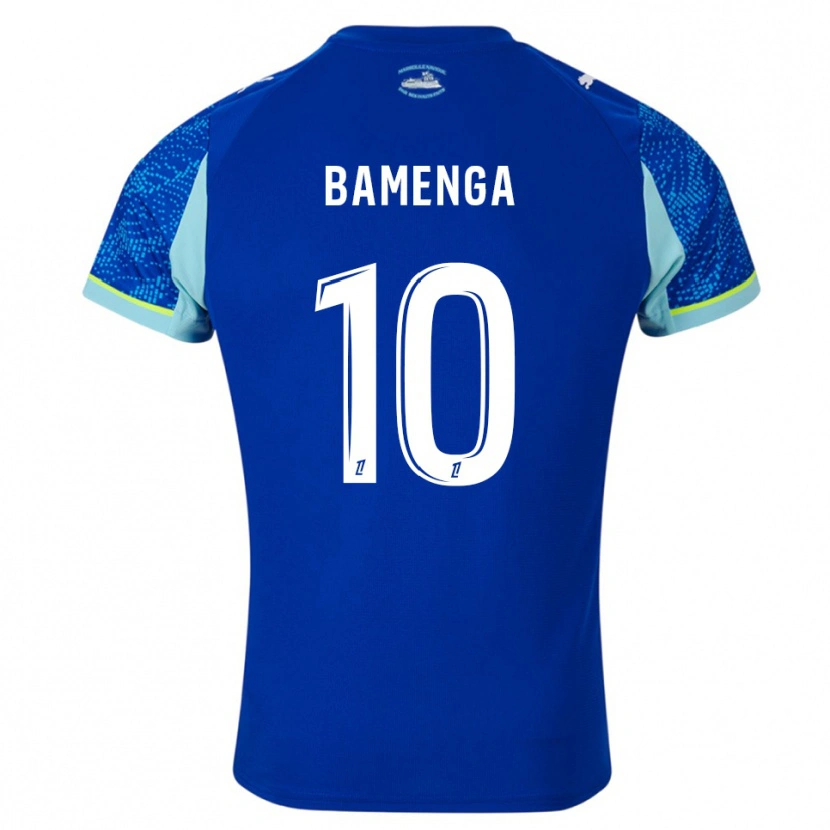 Danxen Kinderen Naomie Bamenga #10 Hemelsblauw Wit Thuisshirt Derde Tenue 2025/26 T-Shirt