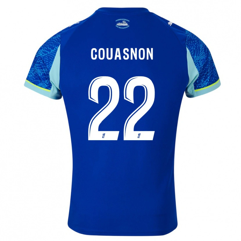 Danxen Kinderen Roxane Couasnon #22 Hemelsblauw Wit Thuisshirt Derde Tenue 2025/26 T-Shirt