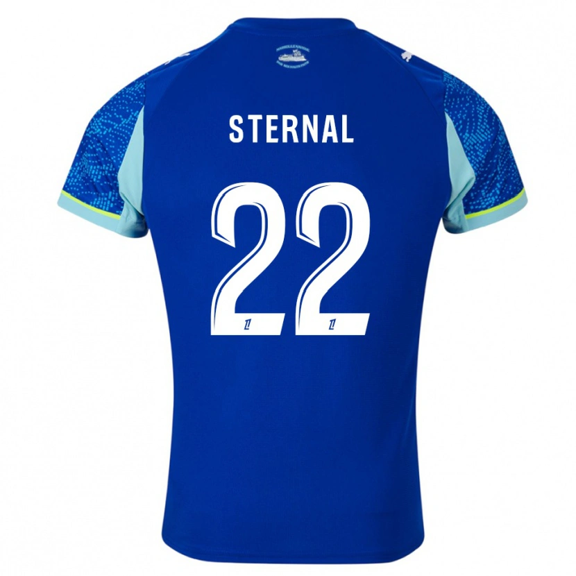 Danxen Kinderen Enzo Sternal #22 Hemelsblauw Wit Thuisshirt Derde Tenue 2025/26 T-Shirt