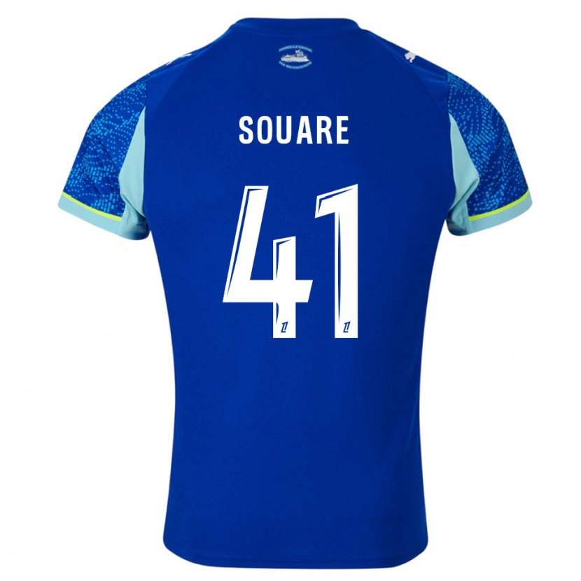 Danxen Kinderen Cheick Souare #41 Hemelsblauw Wit Thuisshirt Derde Tenue 2025/26 T-Shirt