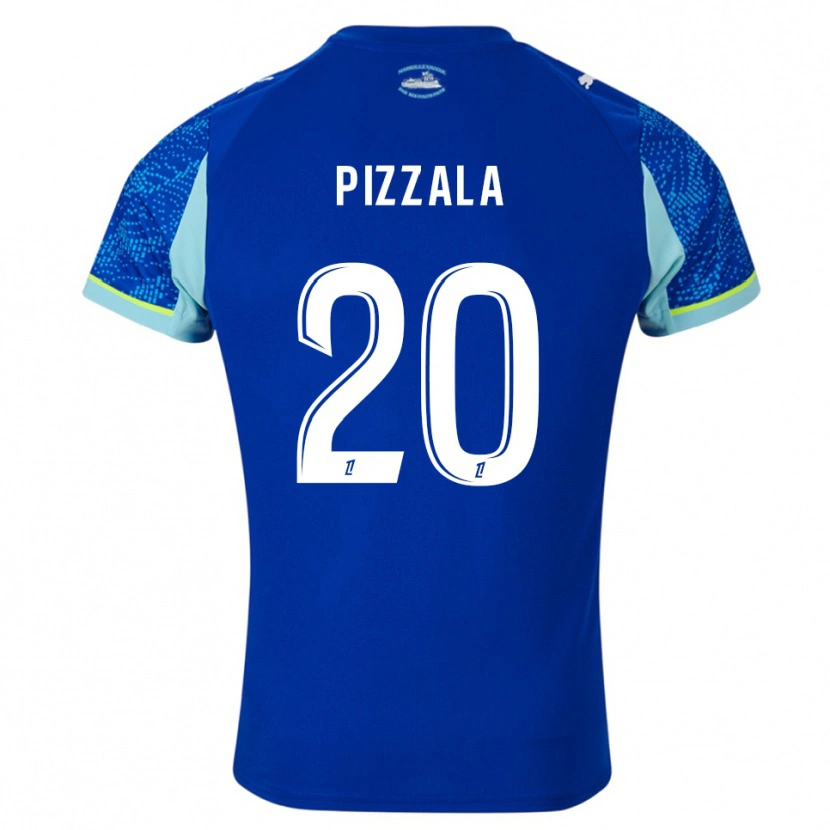 Danxen Kinderen Caroline Pizzala #20 Hemelsblauw Wit Thuisshirt Derde Tenue 2025/26 T-Shirt