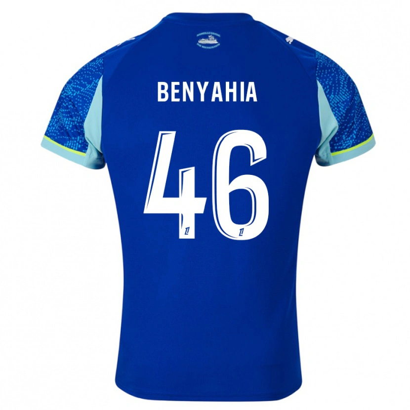 Danxen Kinderen Aylan Benyahia-Tani #46 Hemelsblauw Wit Thuisshirt Derde Tenue 2025/26 T-Shirt