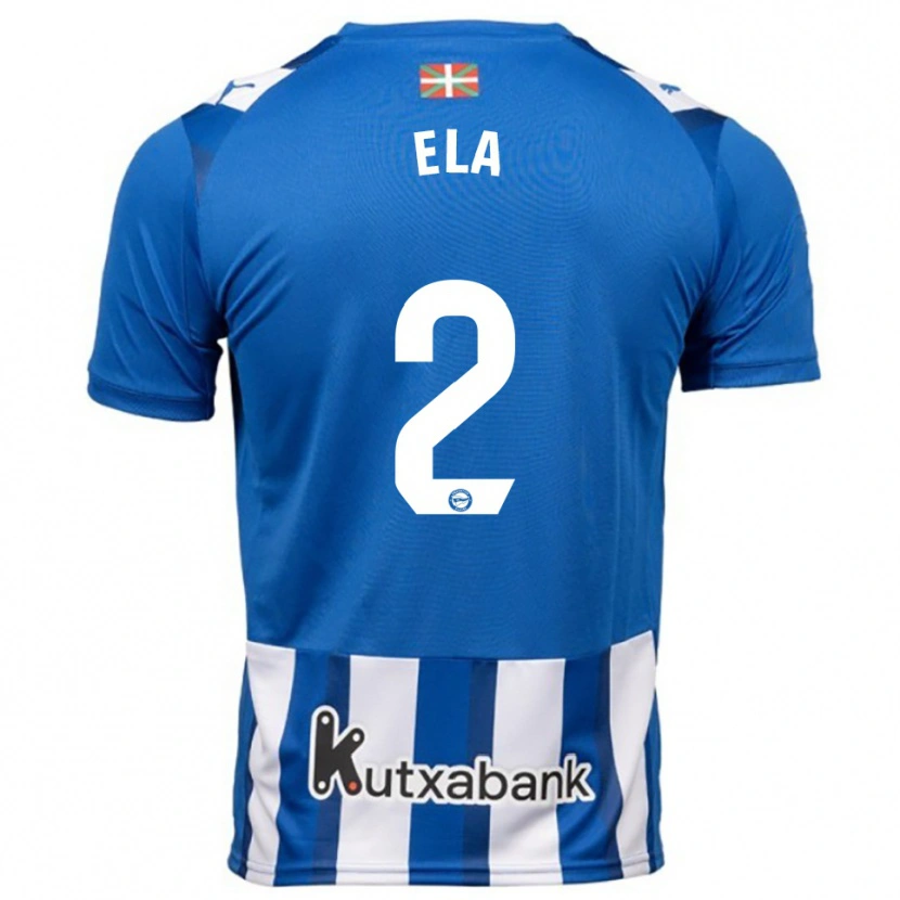 Danxen Heren Noé Ela #2 Blauw Wit Thuisshirt Thuistenue 2025/26 T-Shirt