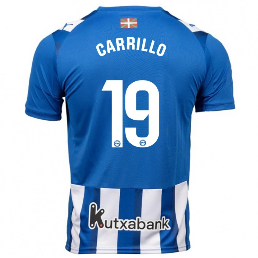 Danxen Heren Sara Carrillo #19 Blauw Wit Thuisshirt Thuistenue 2025/26 T-Shirt
