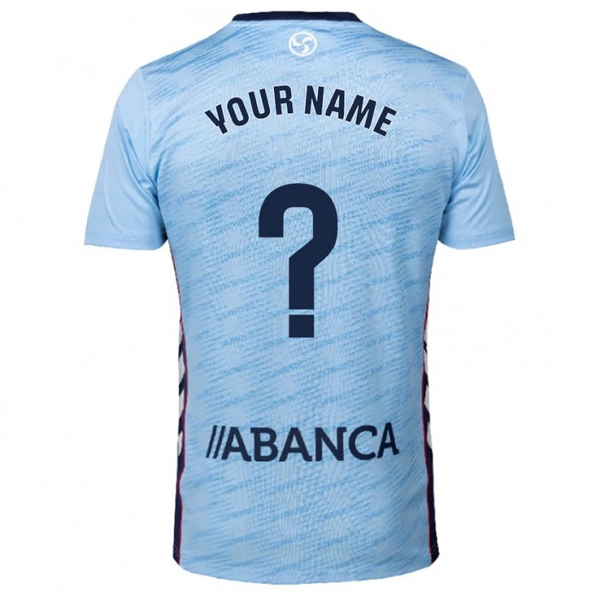 Danxen Heren Uw Naam #0 Hemelsblauw Rood Thuisshirt Thuistenue 2025/26 T-Shirt