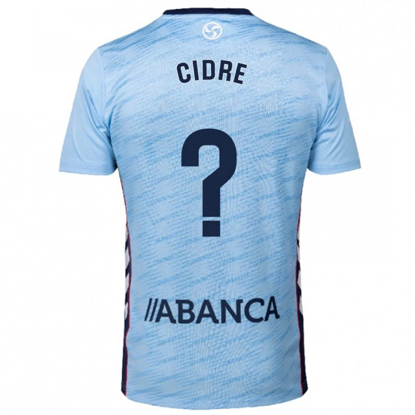 Danxen Heren Xavier Cidre #0 Hemelsblauw Rood Thuisshirt Thuistenue 2025/26 T-Shirt