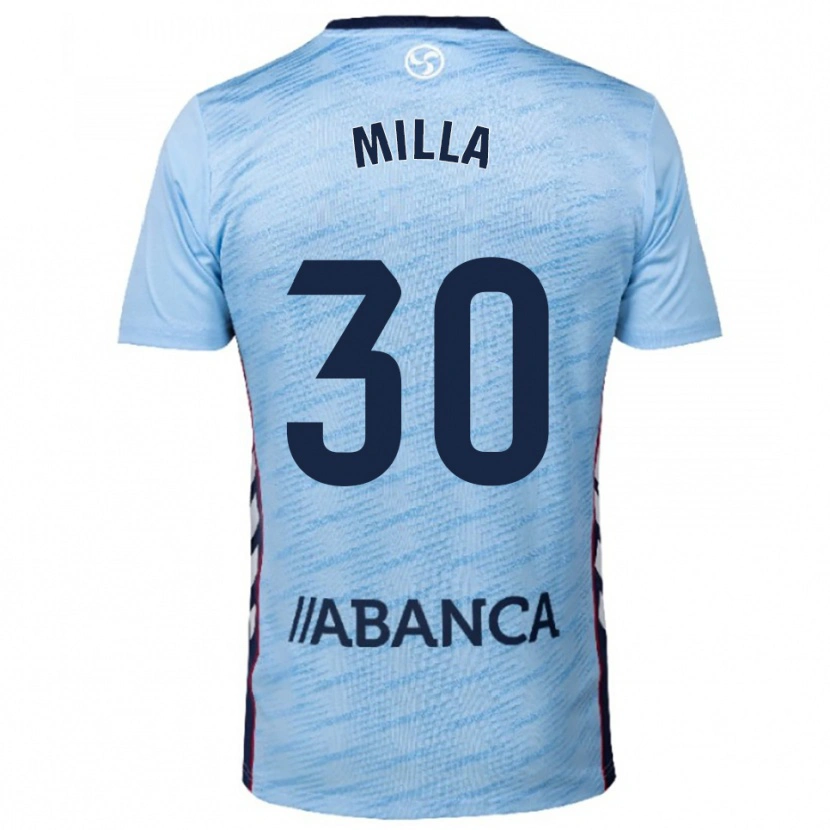 Danxen Heren Germain Milla #30 Hemelsblauw Rood Thuisshirt Thuistenue 2025/26 T-Shirt