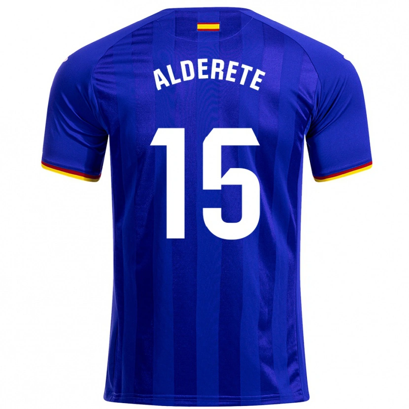 Danxen Heren Omar Alderete #15 Blauw Rood Geel Thuisshirt Thuistenue 2025/26 T-Shirt