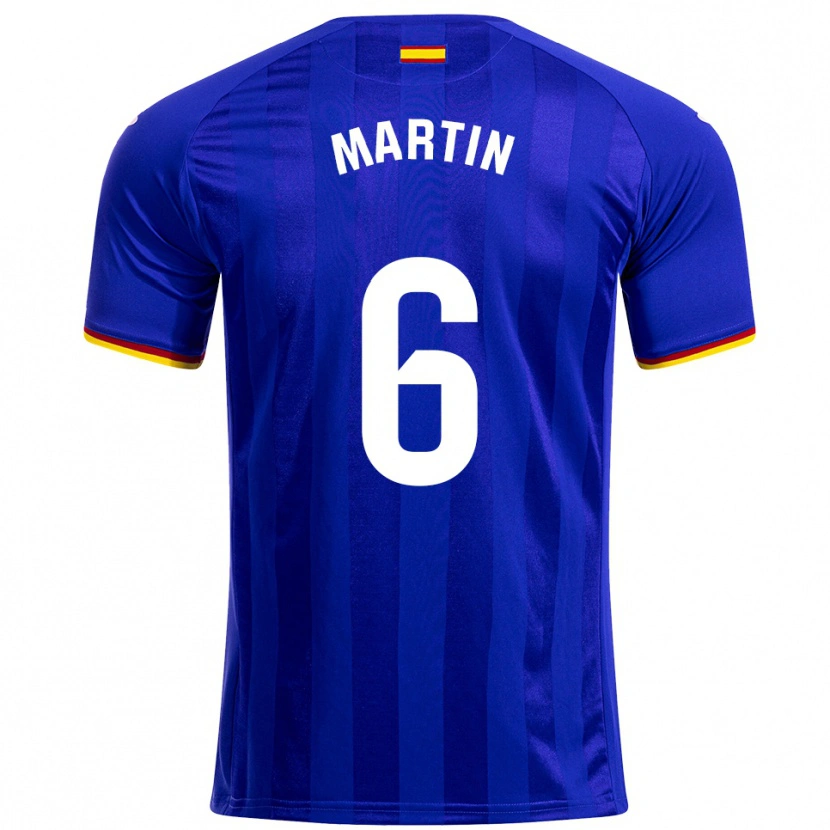 Danxen Heren Mario Martín #6 Blauw Rood Geel Thuisshirt Thuistenue 2025/26 T-Shirt