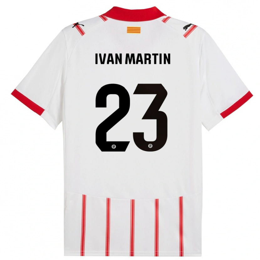 Danxen Heren Iván Martín #23 Wit Rood Thuisshirt Thuistenue 2025/26 T-Shirt