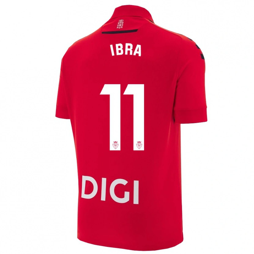 Danxen Heren María González Pont #11 Rood Zwart Thuisshirt Thuistenue 2025/26 T-Shirt