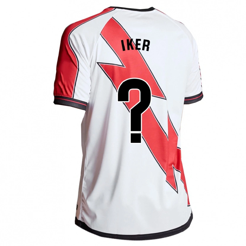 Danxen Heren Iker Navarro #0 Wit Rood Thuisshirt Thuistenue 2025/26 T-Shirt