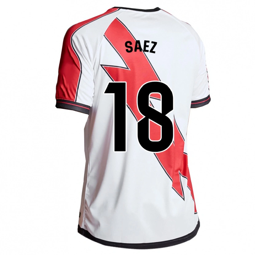 Danxen Heren Camila Sáez #18 Wit Rood Thuisshirt Thuistenue 2025/26 T-Shirt
