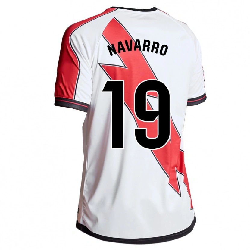 Danxen Heren Manu Navarro #19 Wit Rood Thuisshirt Thuistenue 2025/26 T-Shirt