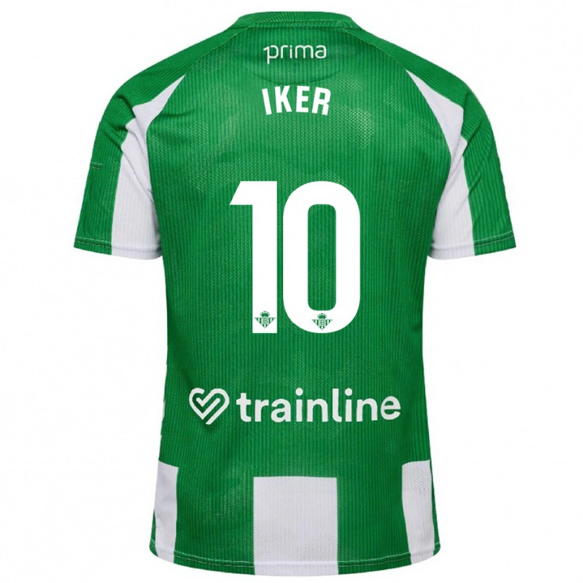 Danxen Heren Iker Losada #10 Groen Wit Thuisshirt Thuistenue 2025/26 T-Shirt