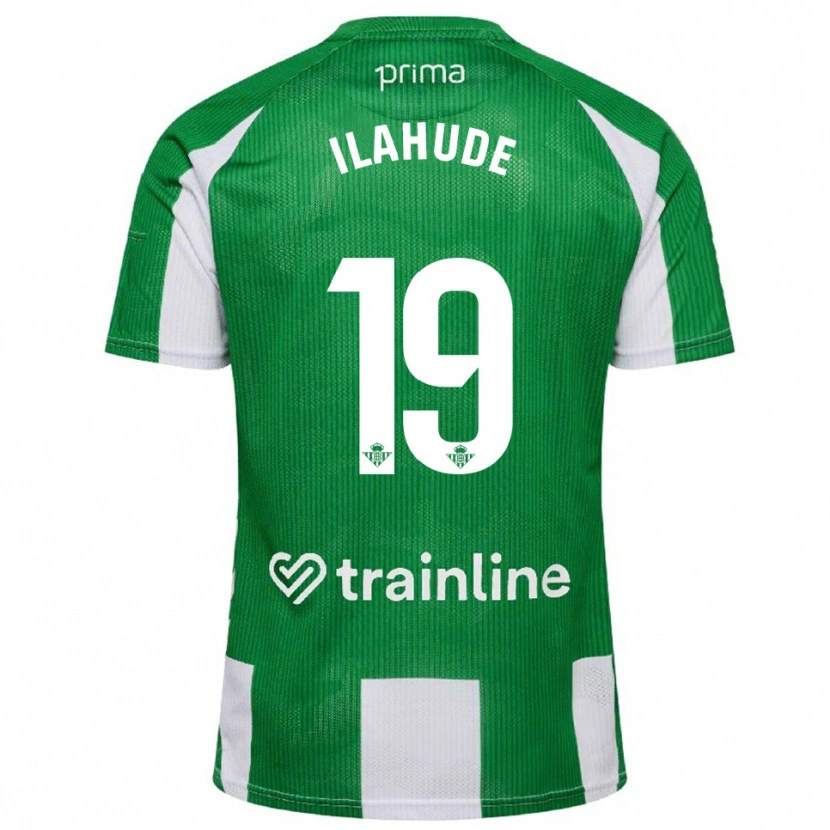 Danxen Heren Destiny Ilahude #19 Groen Wit Thuisshirt Thuistenue 2025/26 T-Shirt