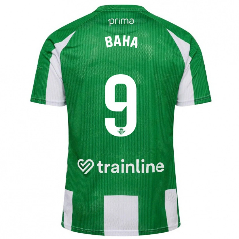 Danxen Heren Ziyad Baha #9 Groen Wit Thuisshirt Thuistenue 2025/26 T-Shirt