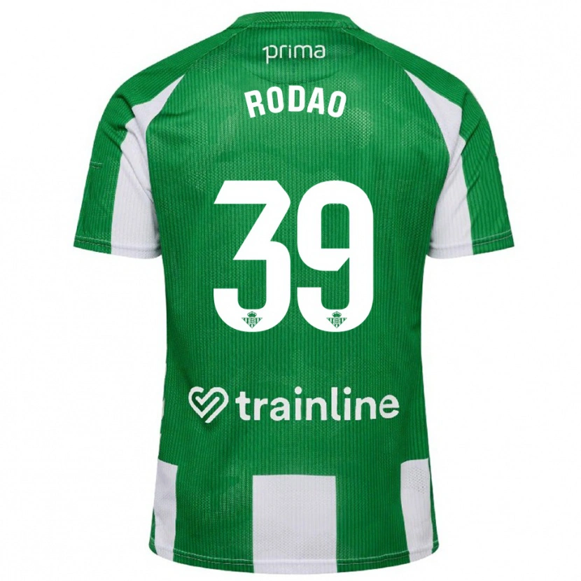 Danxen Heren Alba Rodao #39 Groen Wit Thuisshirt Thuistenue 2025/26 T-Shirt
